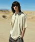 피그먼트 오버핏 반팔티셔츠 라이트베이지 FST701