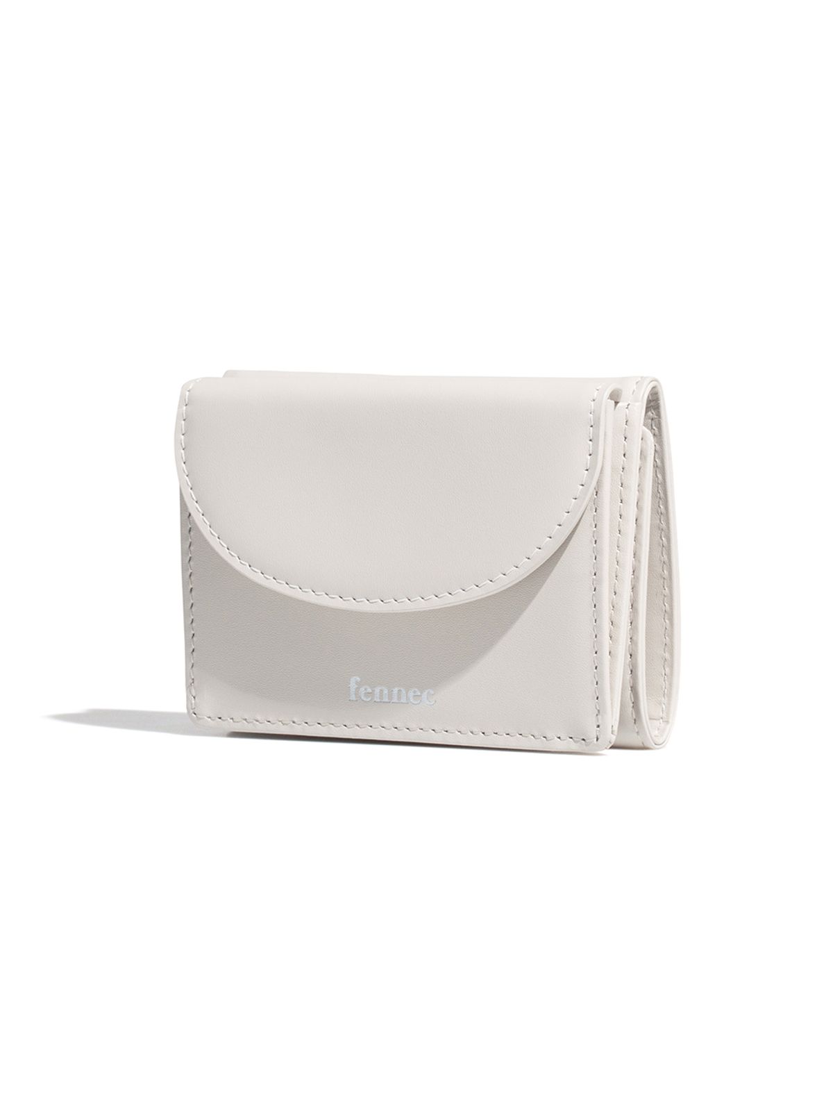 페넥(FENNEC) HALFMOON MINI WALLET - ECRU