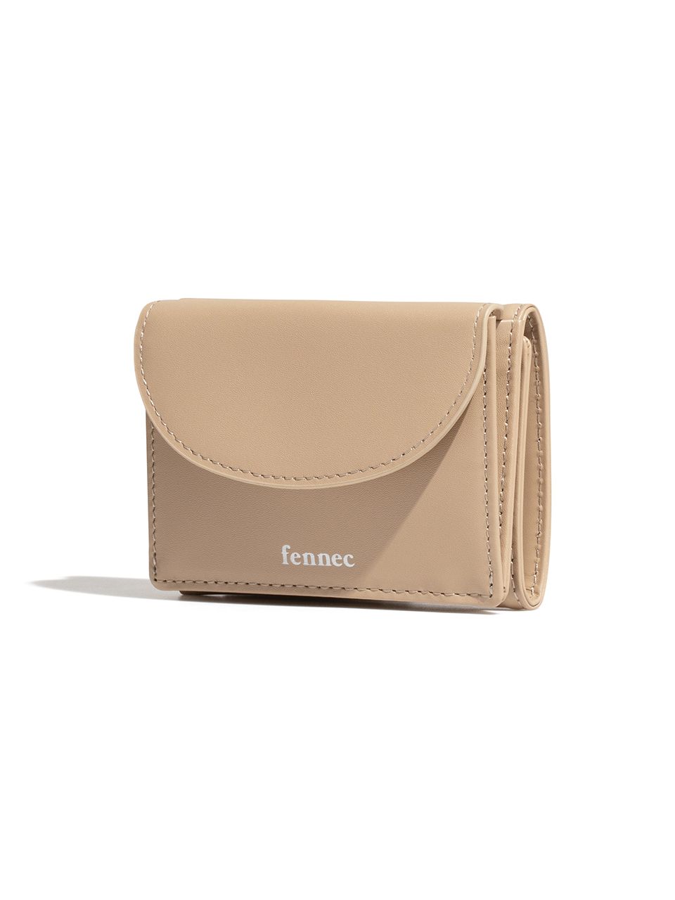 MUSINSA | fennec HALFMOON MINI WALLET - SAND BEIGE