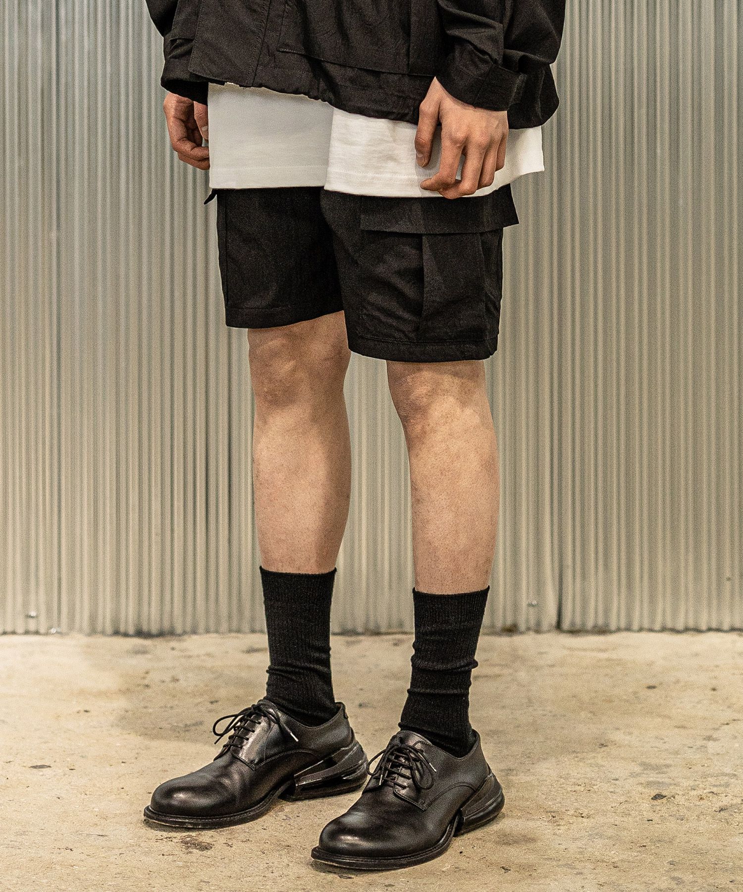 【massnoun】22SS★ D-RING NYLON CARGO SHORT PANTS Designer fashion, Seoul-fully created | W Concept