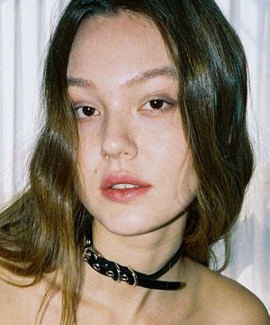 0 8 버클 레더 초커