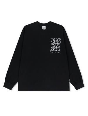 C-Logo L/S Black