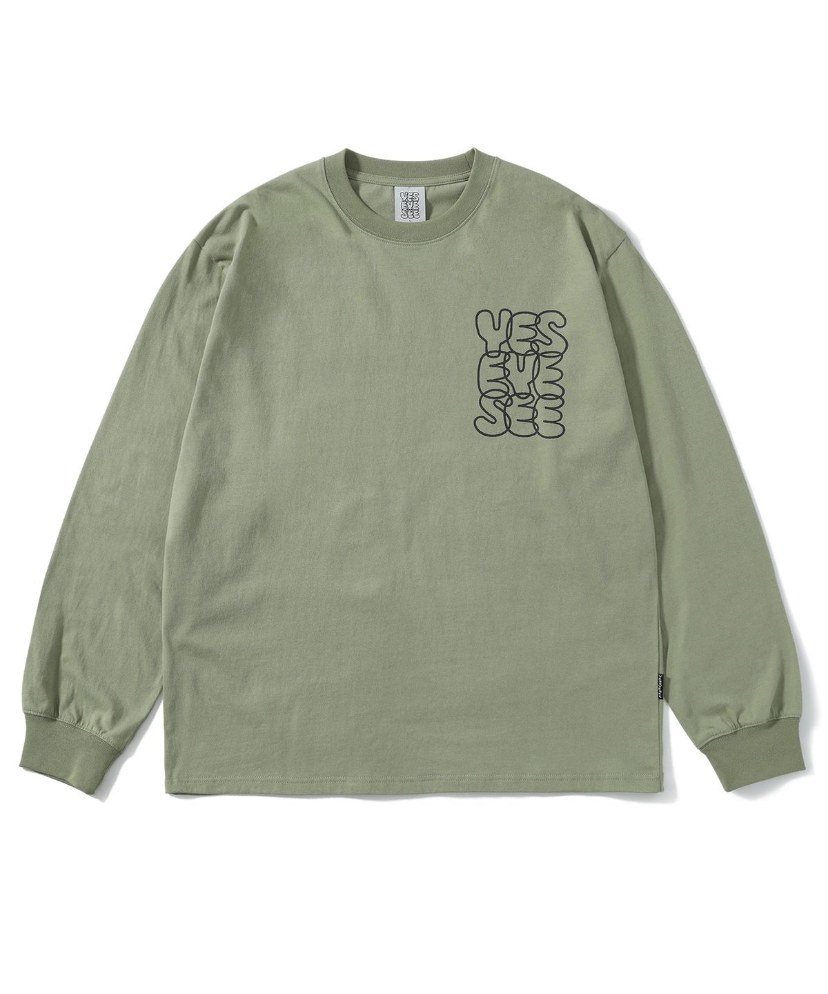 예스아이씨(YESEYESEE) C-Logo L/S Khaki