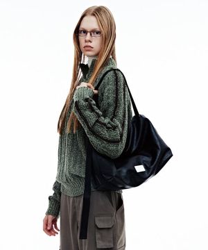 LEATHER HOBO BAG (2colors)