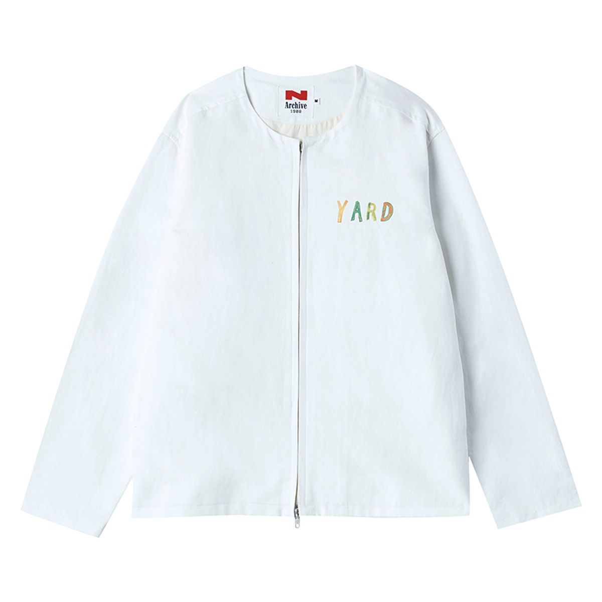 비욘드클로젯(BEYOND CLOSET) [COLLECTION LINE] 테이블 집업 점퍼 화이트