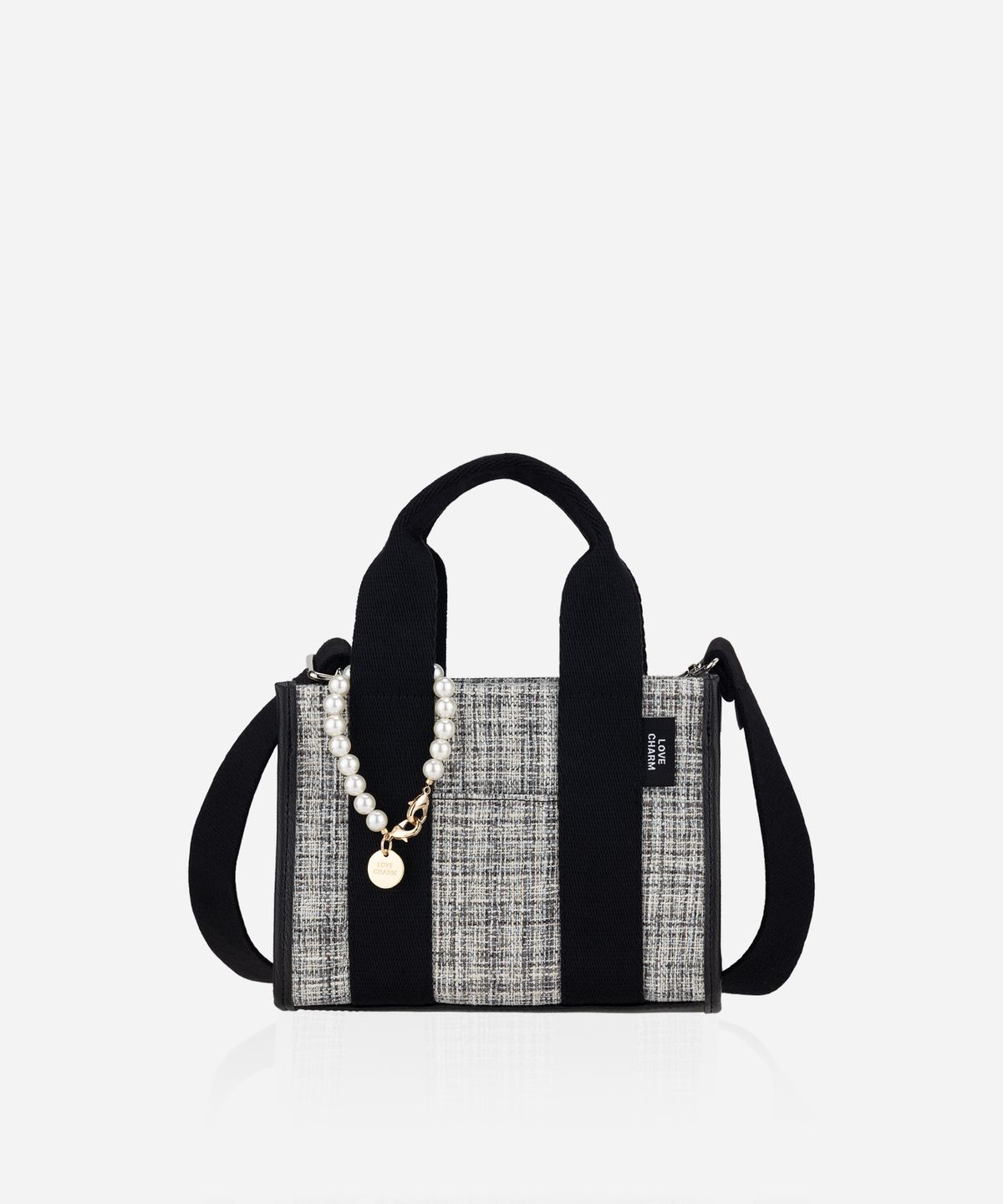 러브참(LOVECHARM) [트위드 캔버스백_미니] Tweed Canvas Bag_Mini