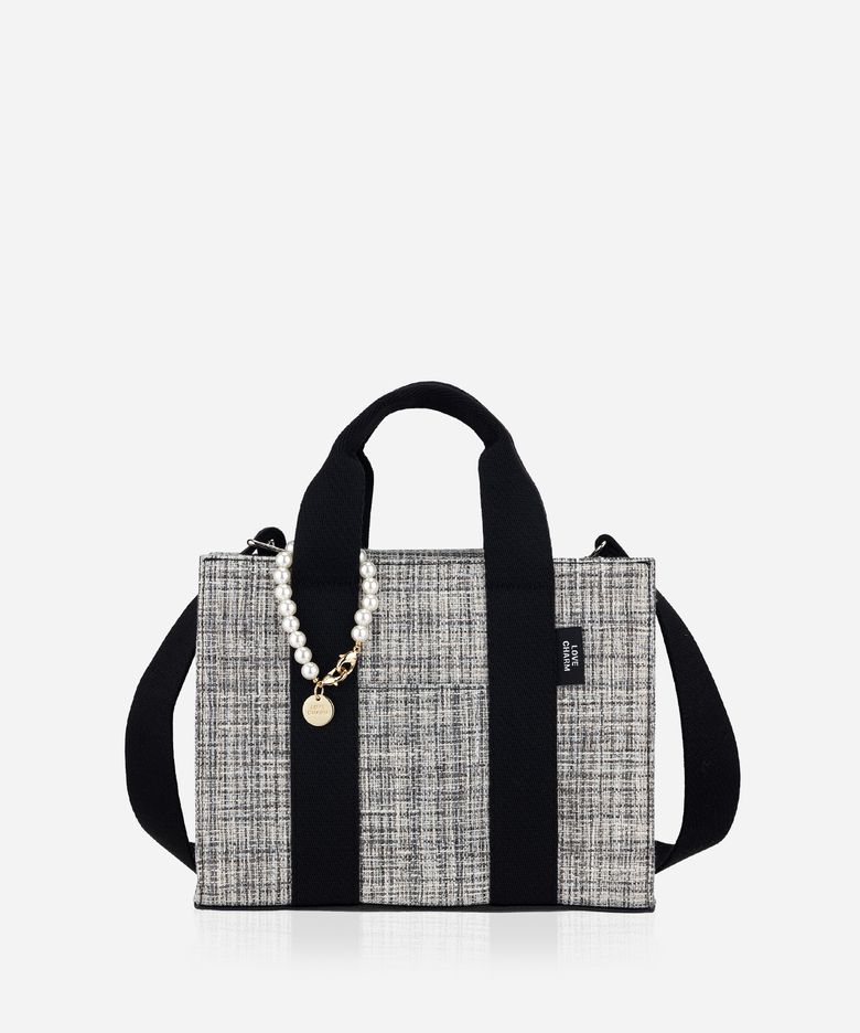 [트위드 캔버스백_미디움] Tweed Canvas Bag_Medium