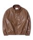 GB Synthetic Leather Hidden Jacket (Brown)