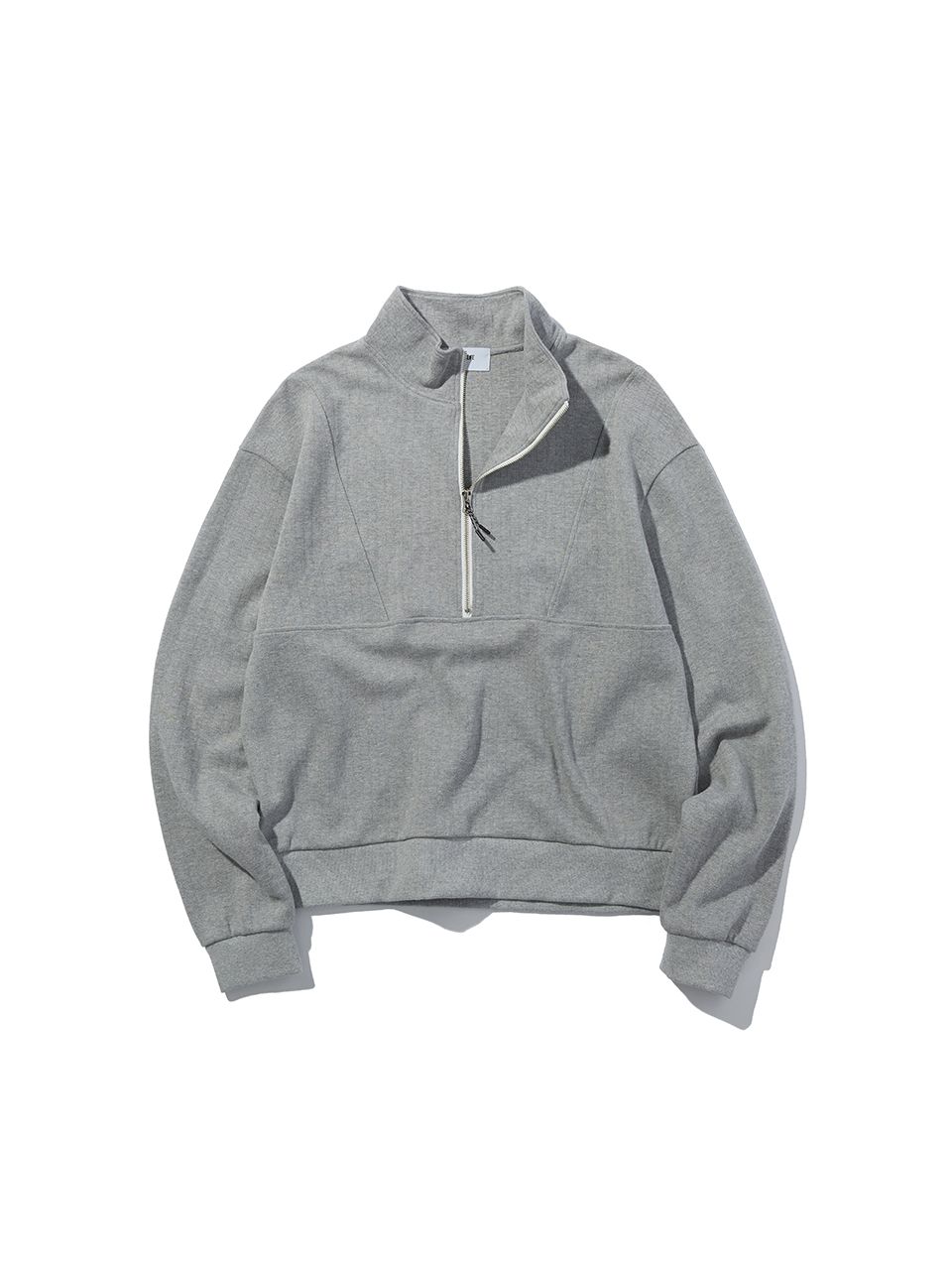 【SATIIIZ】Hoden soft half zip-up knit SATIIIZ】Hoden soft half zip-up knit