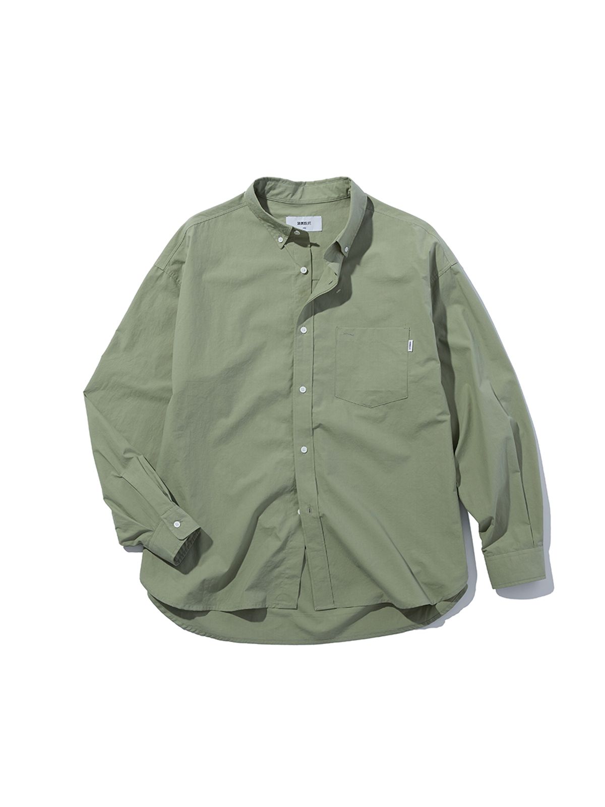 사운즈라이프(SOUNDSLIFE) Side Loop Big Fit Shirt Khaki