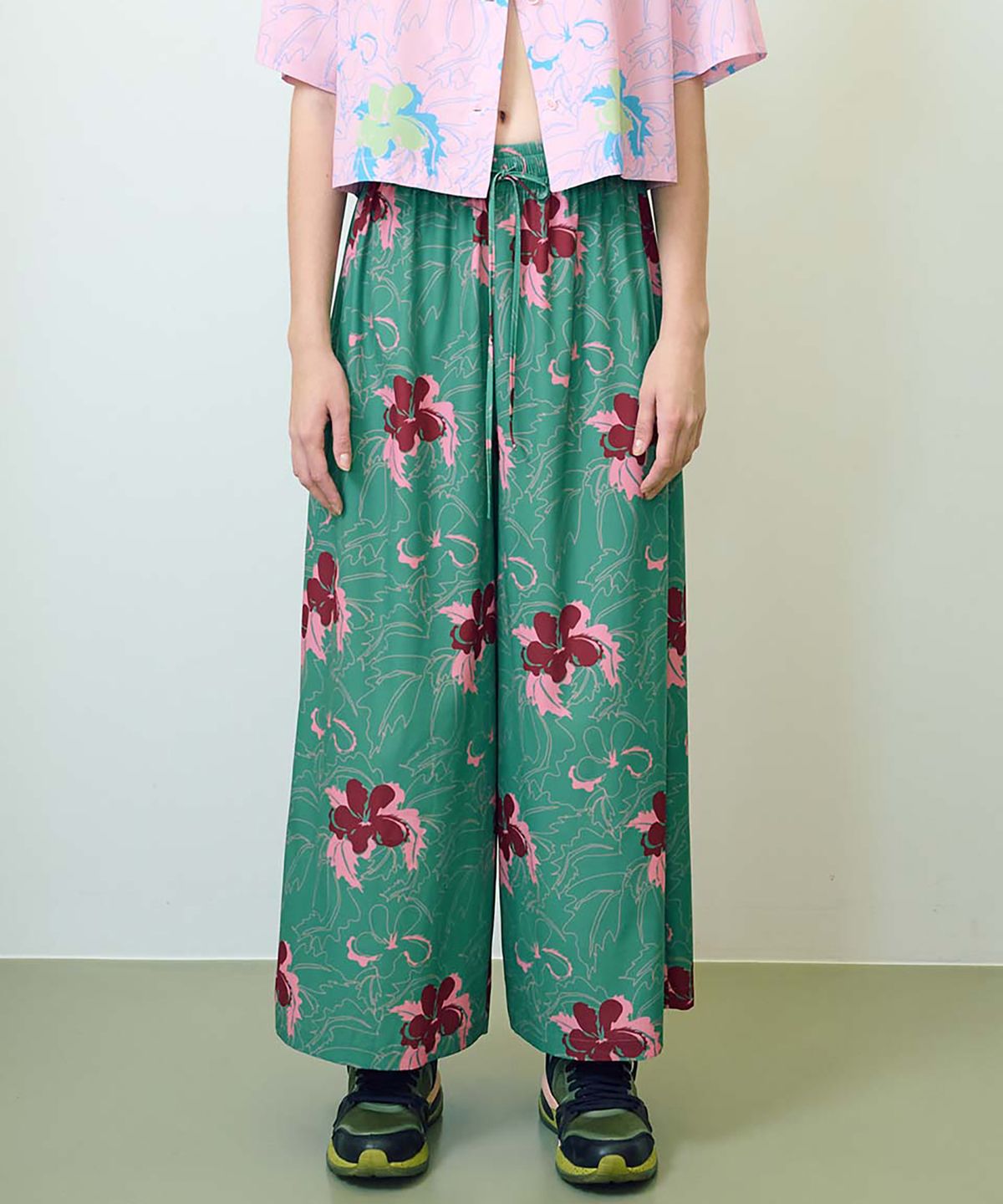 미미카위(MIMICAWE) WILD POPPY TROUSERS