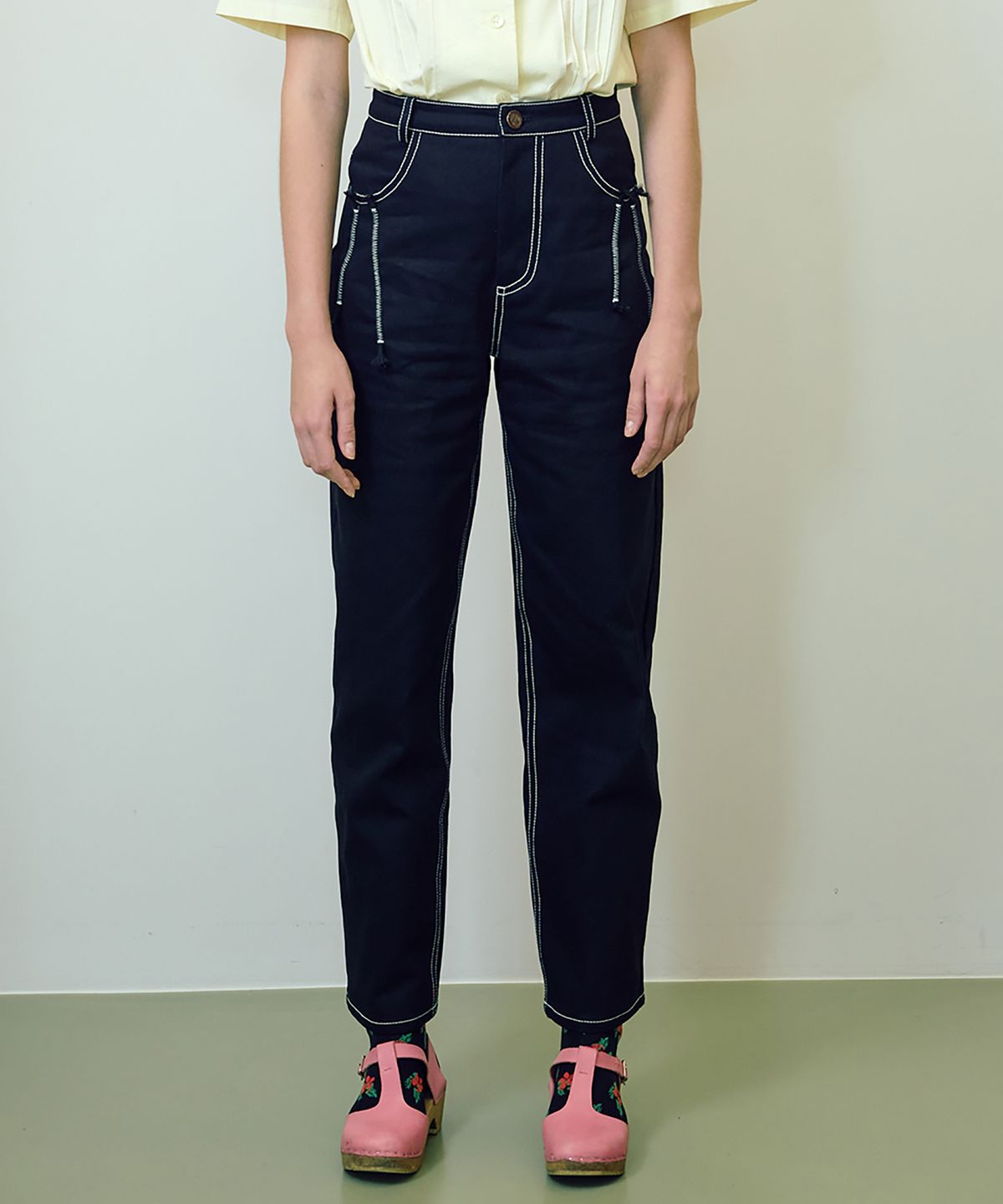 미미카위(MIMICAWE) MMCW 6PATH PANTS/BLACK