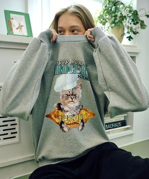 GURUM BAKERY SWEAT SHIRTS/GREY