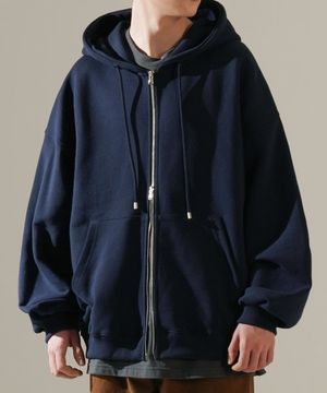 마운트업 헤비 후드집업 남색 JUHD4468