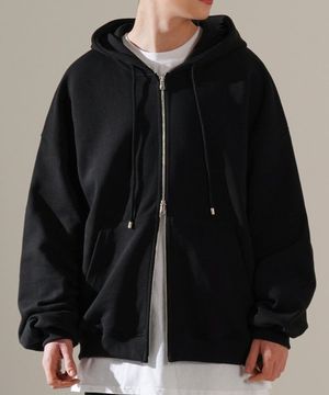 마운트업 헤비 후드집업 검정 JUHD4468