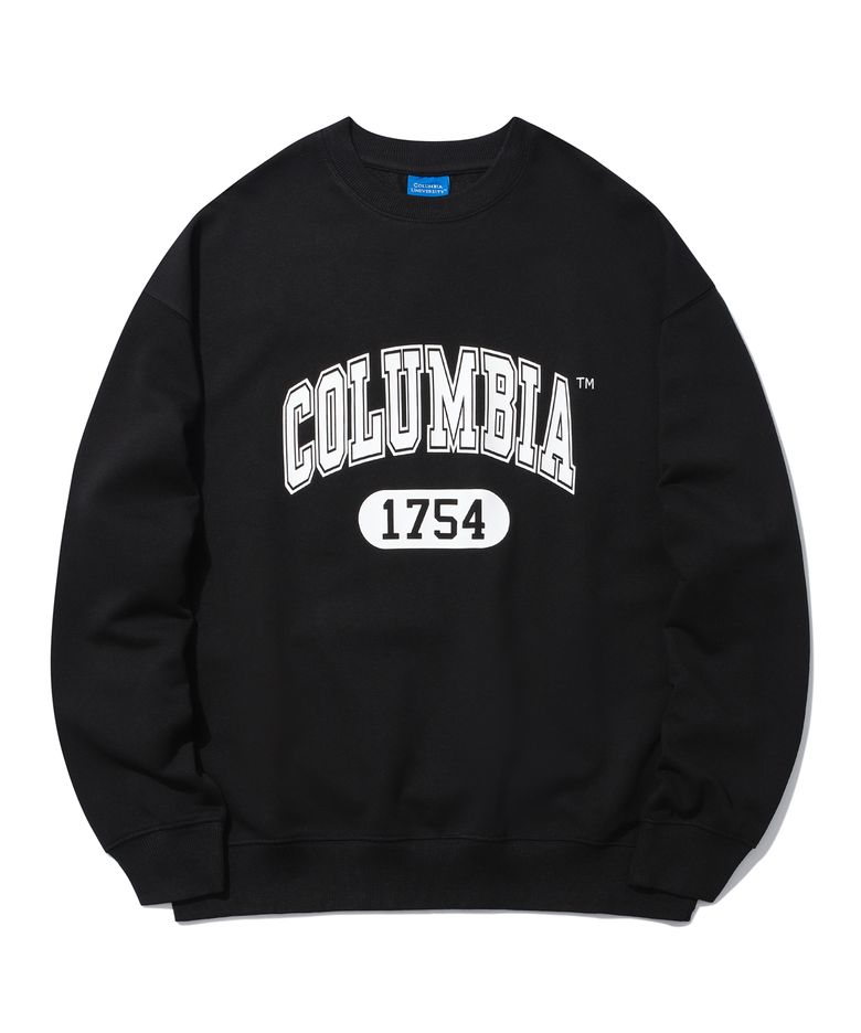 1754 ARCH LOGO LIGHT TERRY SWEATSHIRTS 블랙