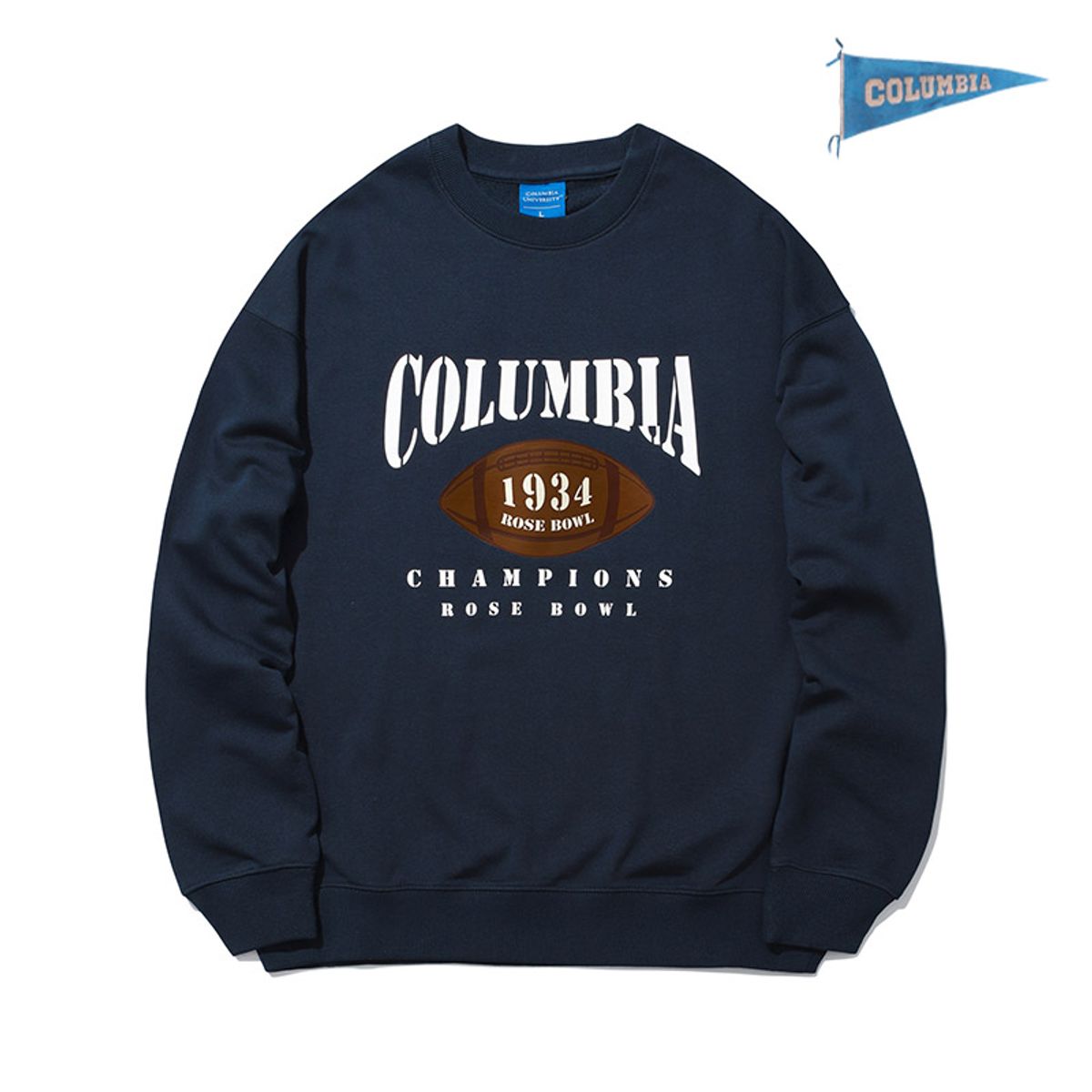 컬럼비아 유니버시티(COLUMBIA UNIVERSITY) ROSEBOWL CHALIGHT TERRY PIONS LIGHT TERRY SWEATSHIRTS 다크네이비