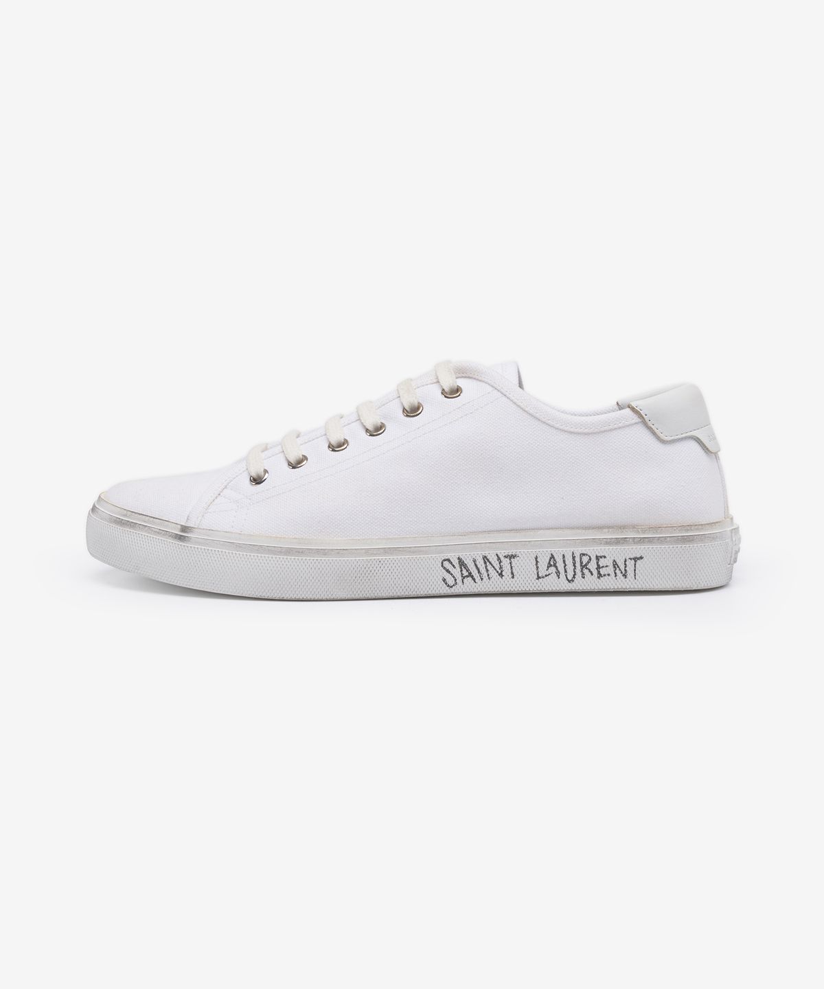 생로랑(SAINT LAURENT) 말리부 스니커즈 - 화이트 / 606446GUZ209030