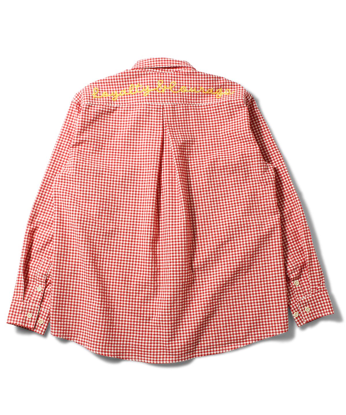 비디알(VDR) GINGHAMCHECK SHIRTS [Red]