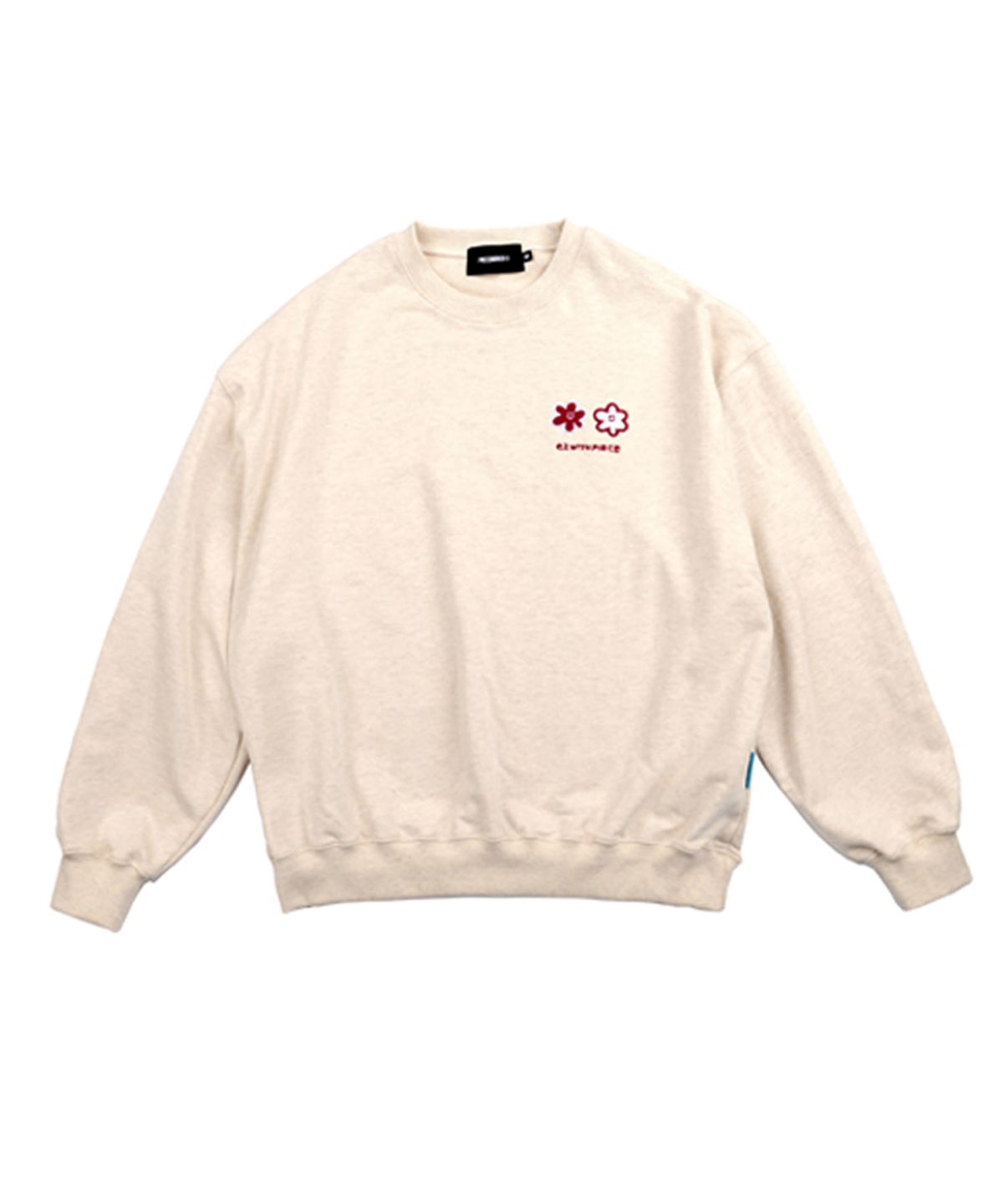 피스메이커(PIECE MAKER) [EZwithPIECE] DAISY SWEATSHIRTS (OATMEAL)