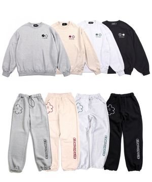 [EZwithPIECE] SWEATSHIRTS PANTS SET UP (4COLORS)