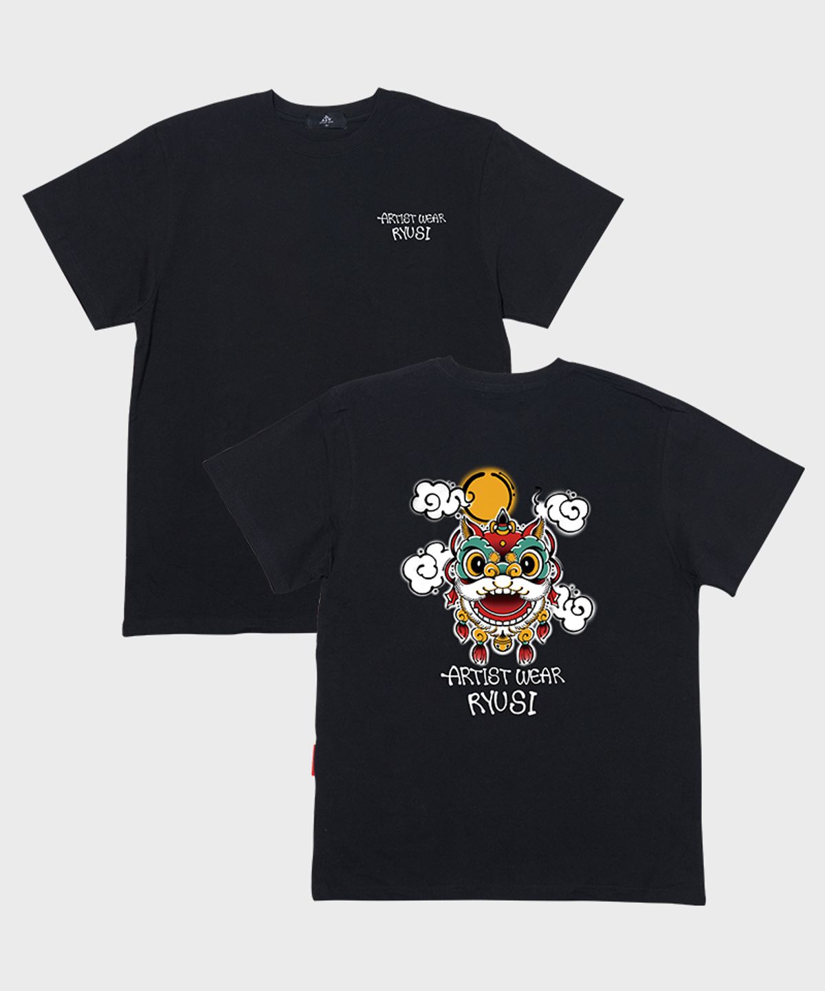 아티스트웨어(ARTISTWEAR) [ATW X RUYSI] 해태 반팔티_BK