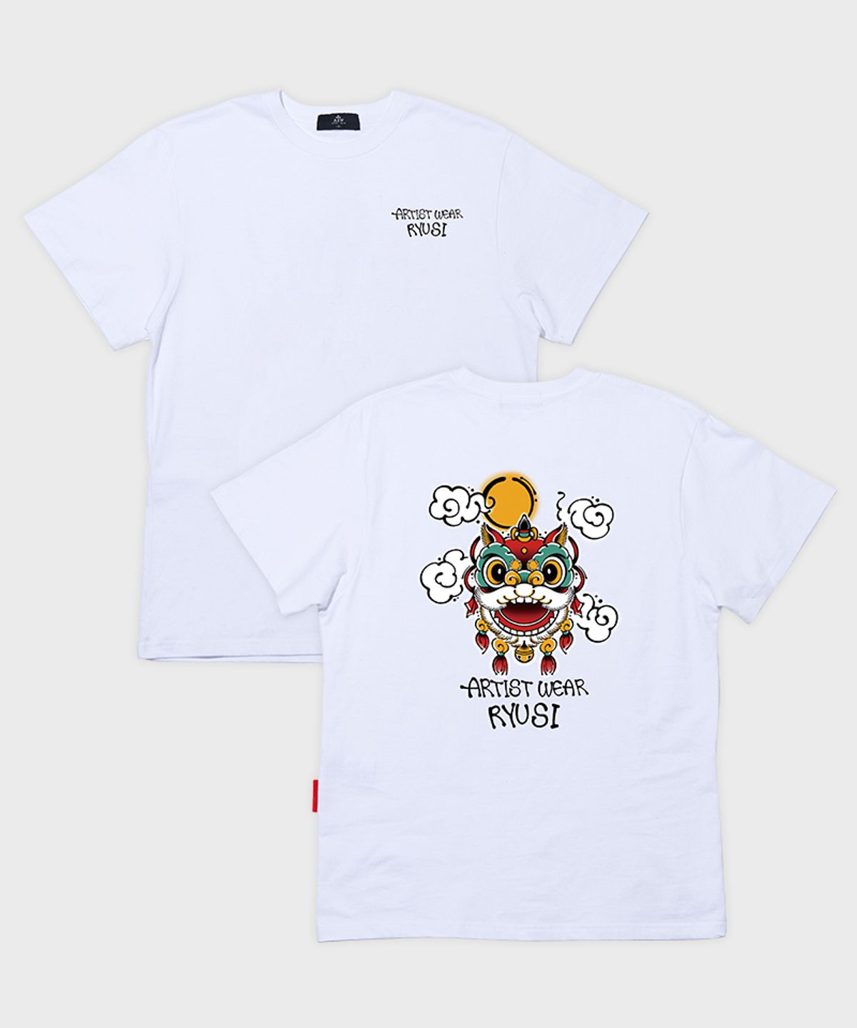 아티스트웨어(ARTISTWEAR) [ATW X RUYSI] 해태 반팔티_WH
