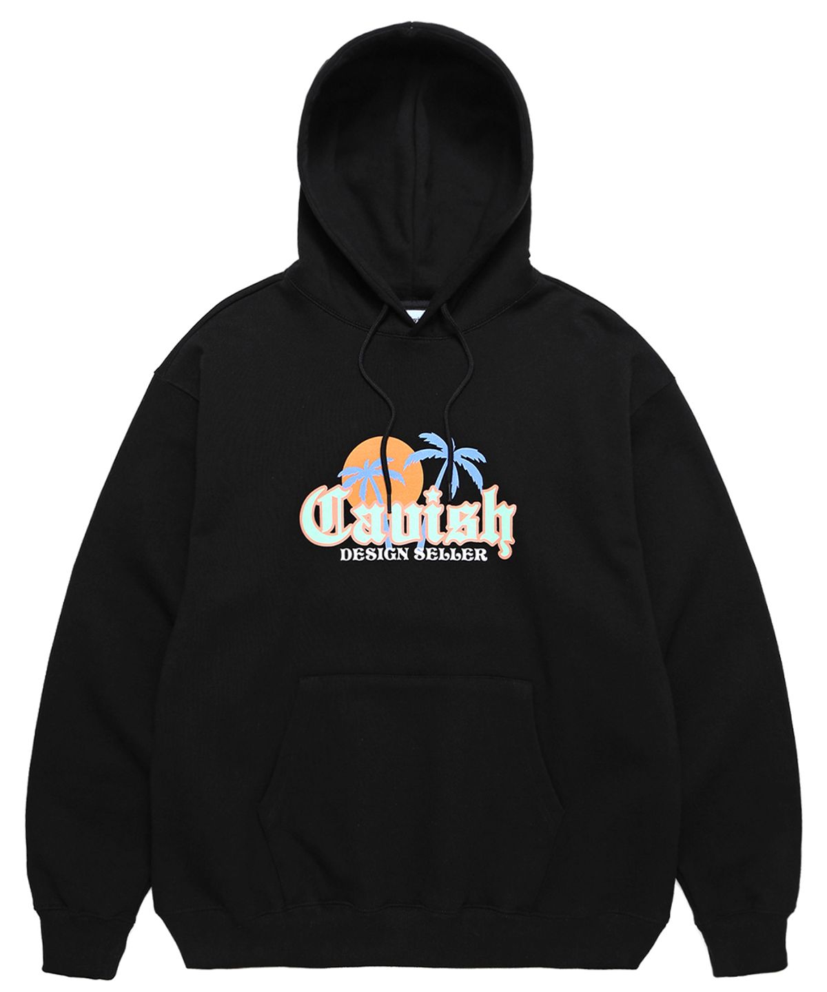 카비시(CAVISH) SUNSET BEACH HOODIE BLACK (CV2CSUM402A)
