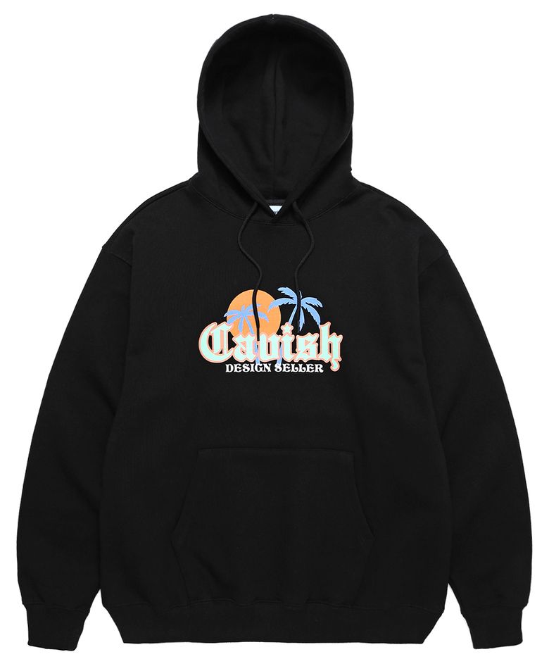 SUNSET BEACH HOODIE BLACK (CV2CSUM402A)
