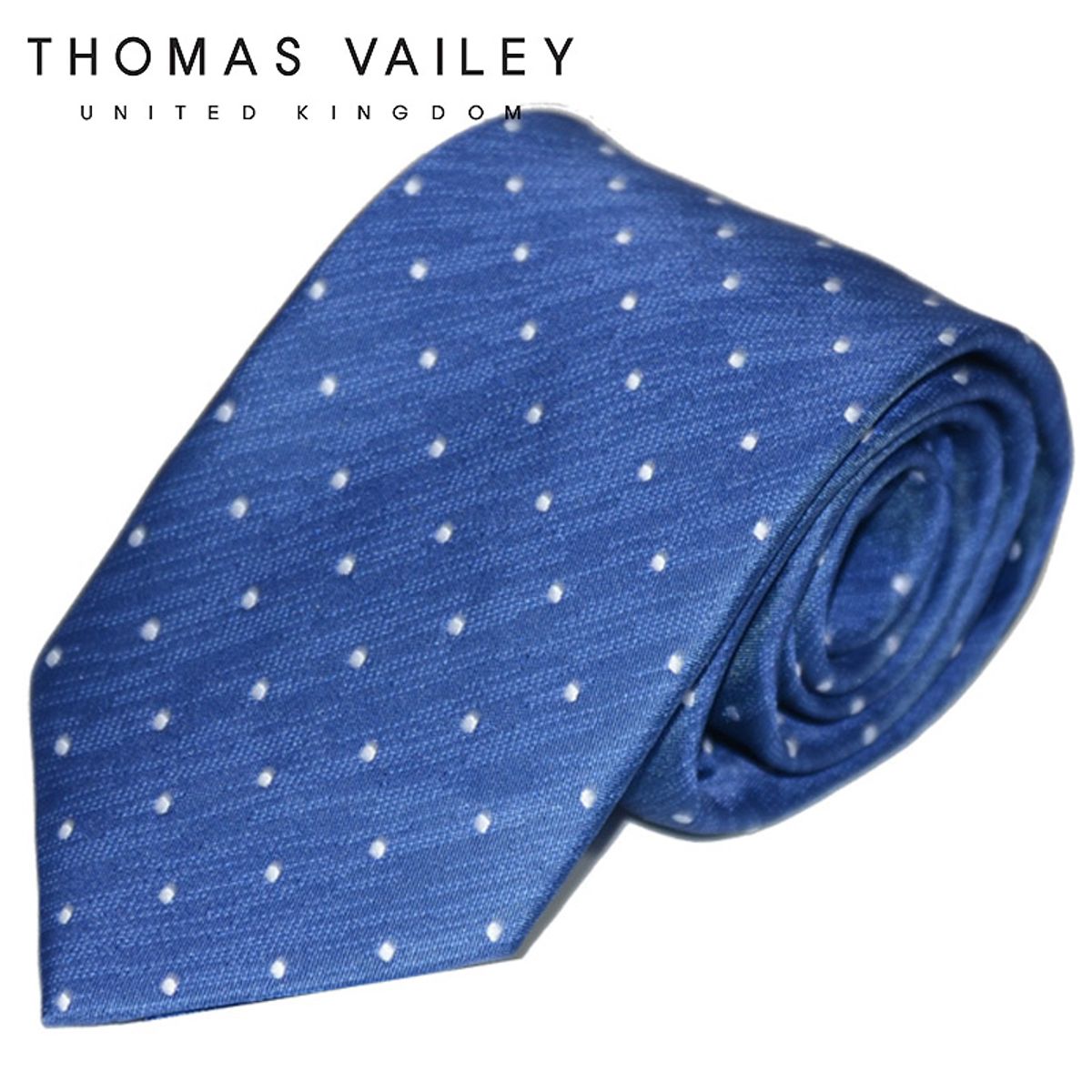 토마스 베일리(THOMAS VAILEY) 패션넥타이-후무스 블루 8cm