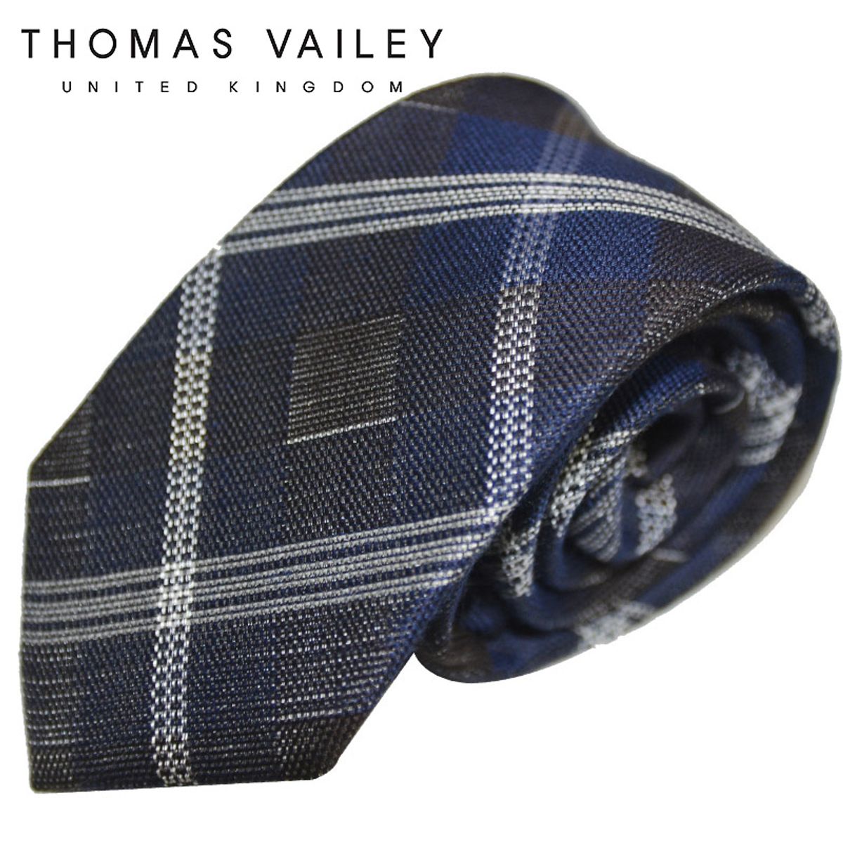 토마스 베일리(THOMAS VAILEY) 패션넥타이-스미스 네이비 7cm
