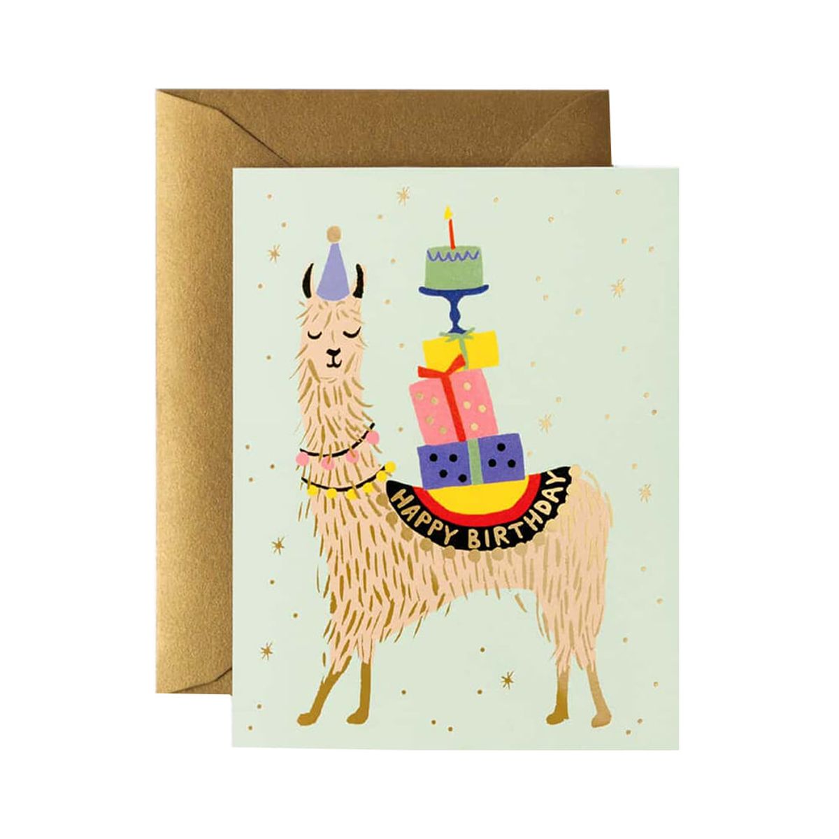 라이플 페이퍼(RIFLE PAPER) Llama Birthday Card 생일 카드