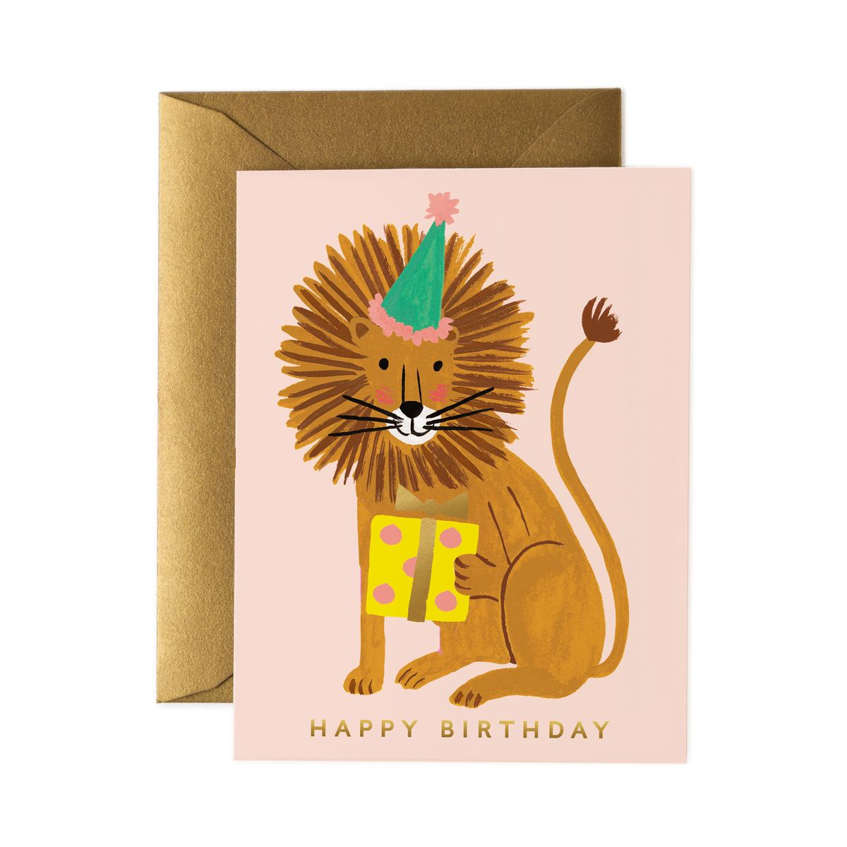 라이플 페이퍼(RIFLE PAPER) Lion Birthday Card 생일 카드