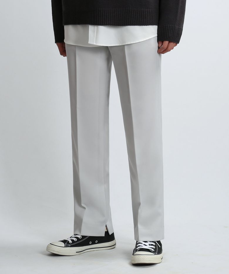 Side.Cut Wide Pants (Light.Gray)