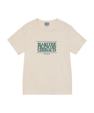 W CLASSIC LOGO TEE light beige