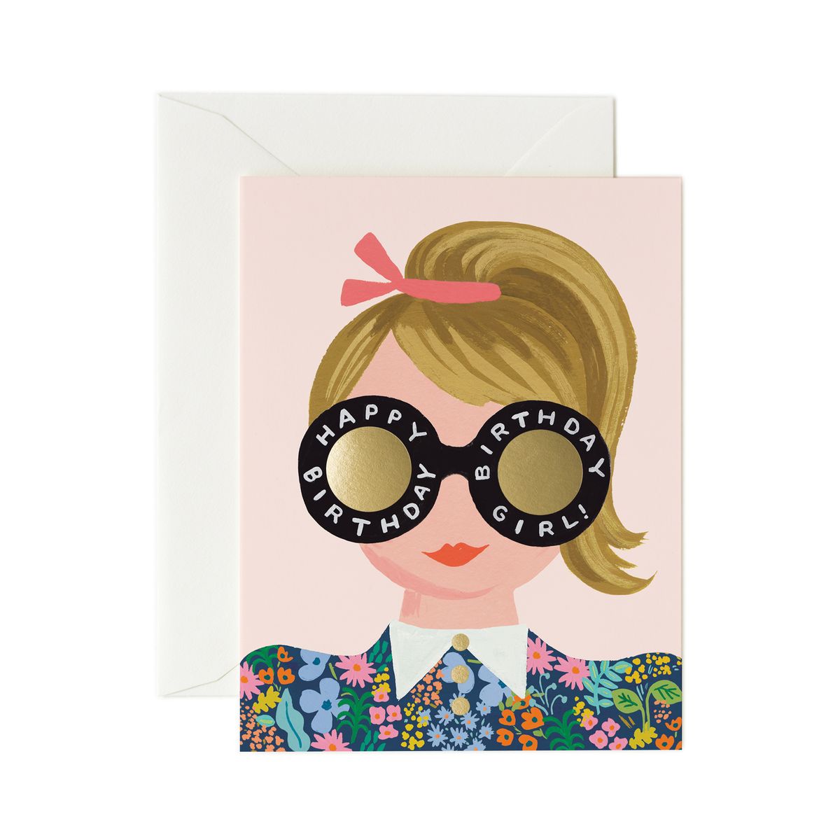 라이플 페이퍼(RIFLE PAPER) Meadow Birthday Girl Card 생일 카드