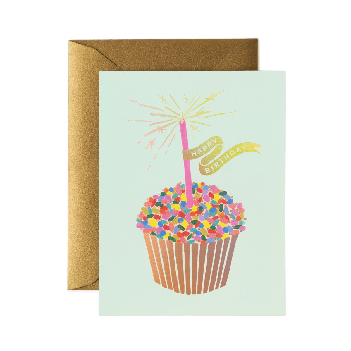 라이플 페이퍼(RIFLE PAPER) Cupcake Birthday Card 생일 카드