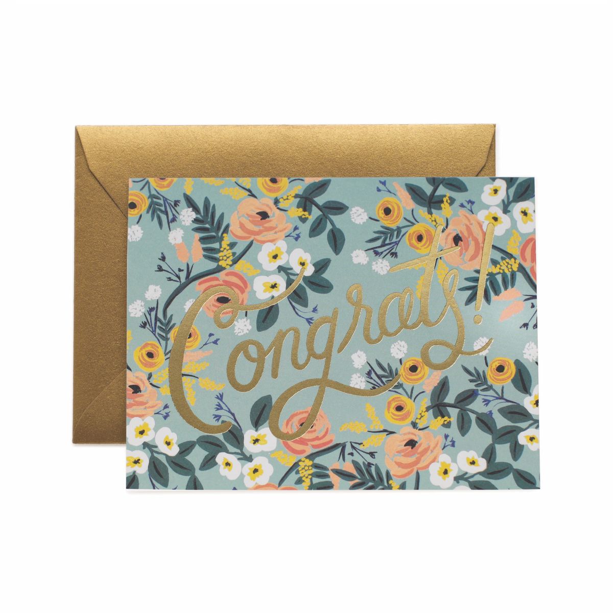 라이플 페이퍼(RIFLE PAPER) Blue Meadow Congrats Card 축하 카드