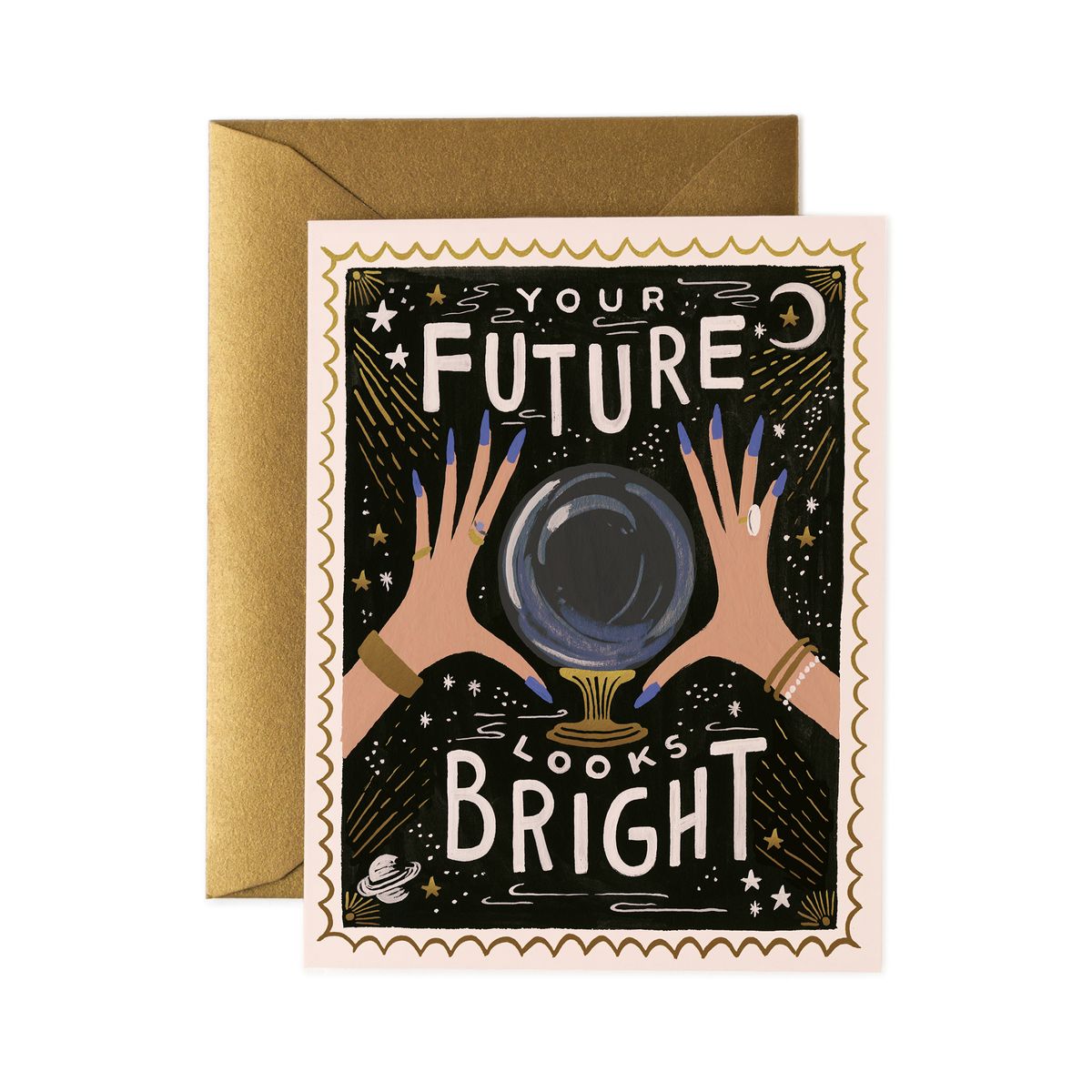 라이플 페이퍼(RIFLE PAPER) Your Future Looks Bright Card 응원 카드