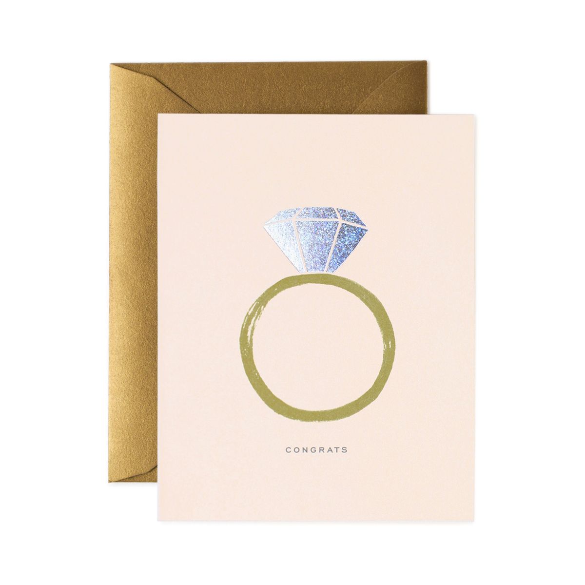 라이플 페이퍼(RIFLE PAPER) Congrats Engagement Card 웨딩 카드
