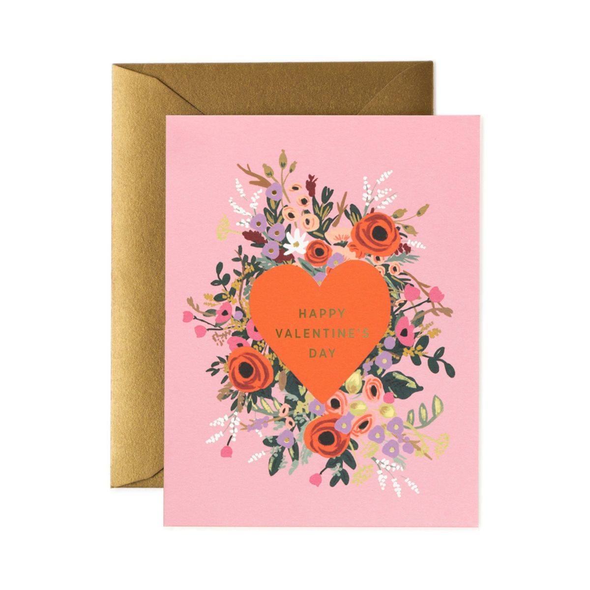 라이플 페이퍼(RIFLE PAPER) Blooming Heart Valentine Card 발렌타인 카드