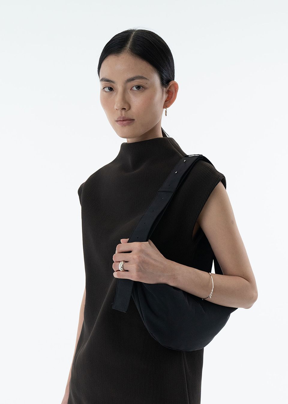 MUSINSA公式 | AMOMENTO NYLON 3 WAY BAG_BLACK