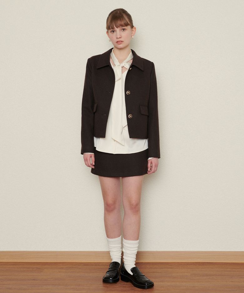 Kaya Skirt_Dark Brown