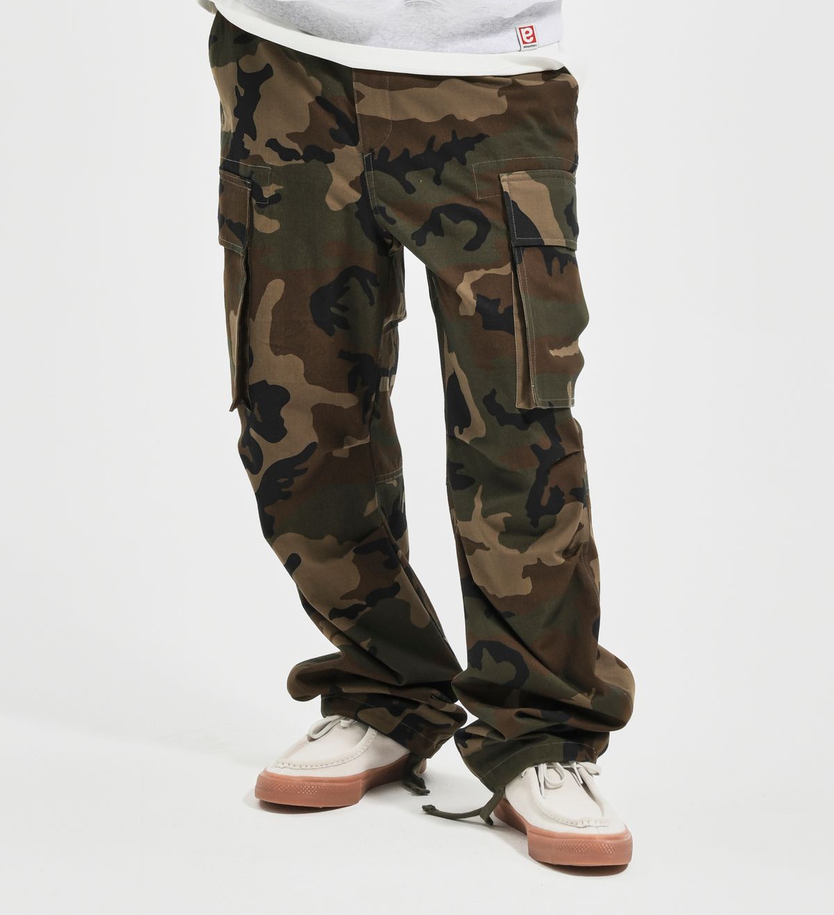 엑스트라오디너리(EXTRAORDINARY) CARGO RIPSTOP PANTS  WOODLAND CAMO