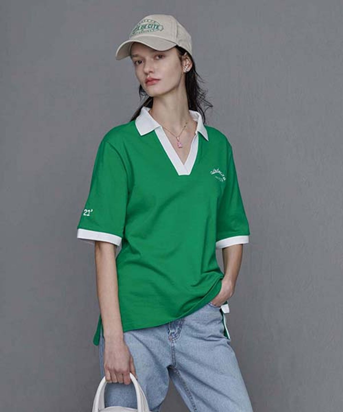 시테드시테(CITE DE CITE) Citedecite PK Shirts_GREEN