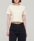우먼즈 크루 넥 크롭 티셔츠 [에그렛]