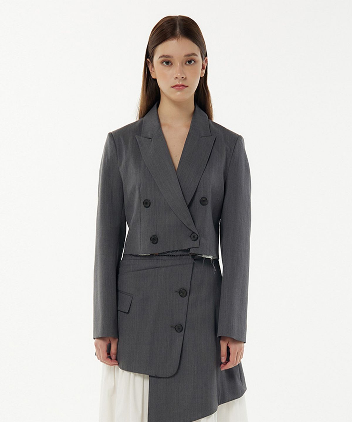 므아므(MMAM) Double cropped blazer