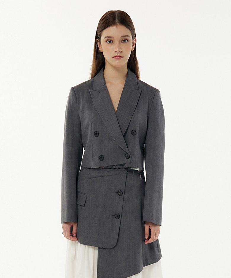 Double cropped blazer