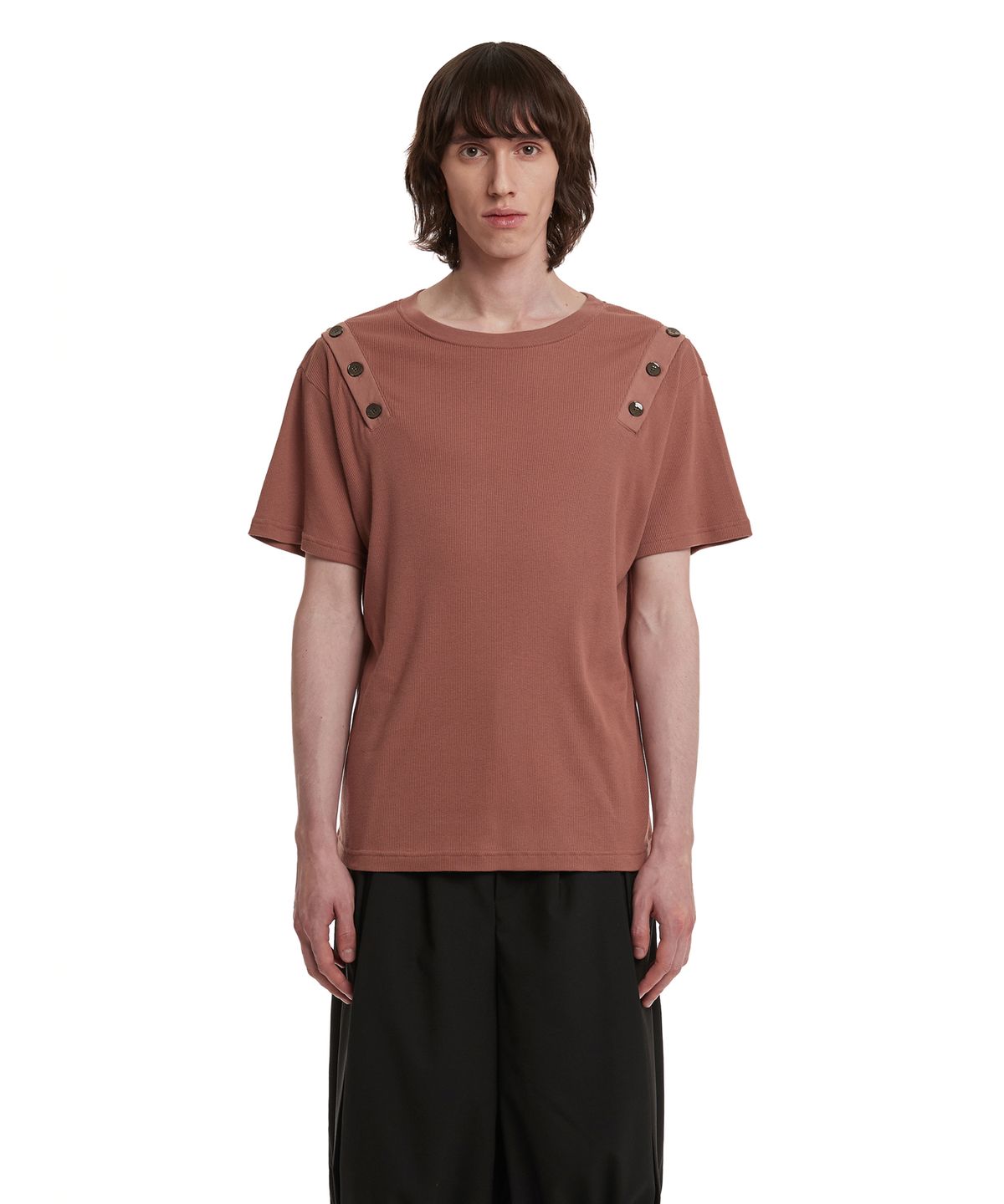 트렁크프로젝트(TRUNK PROJECT) Button T-Shirt_Pink