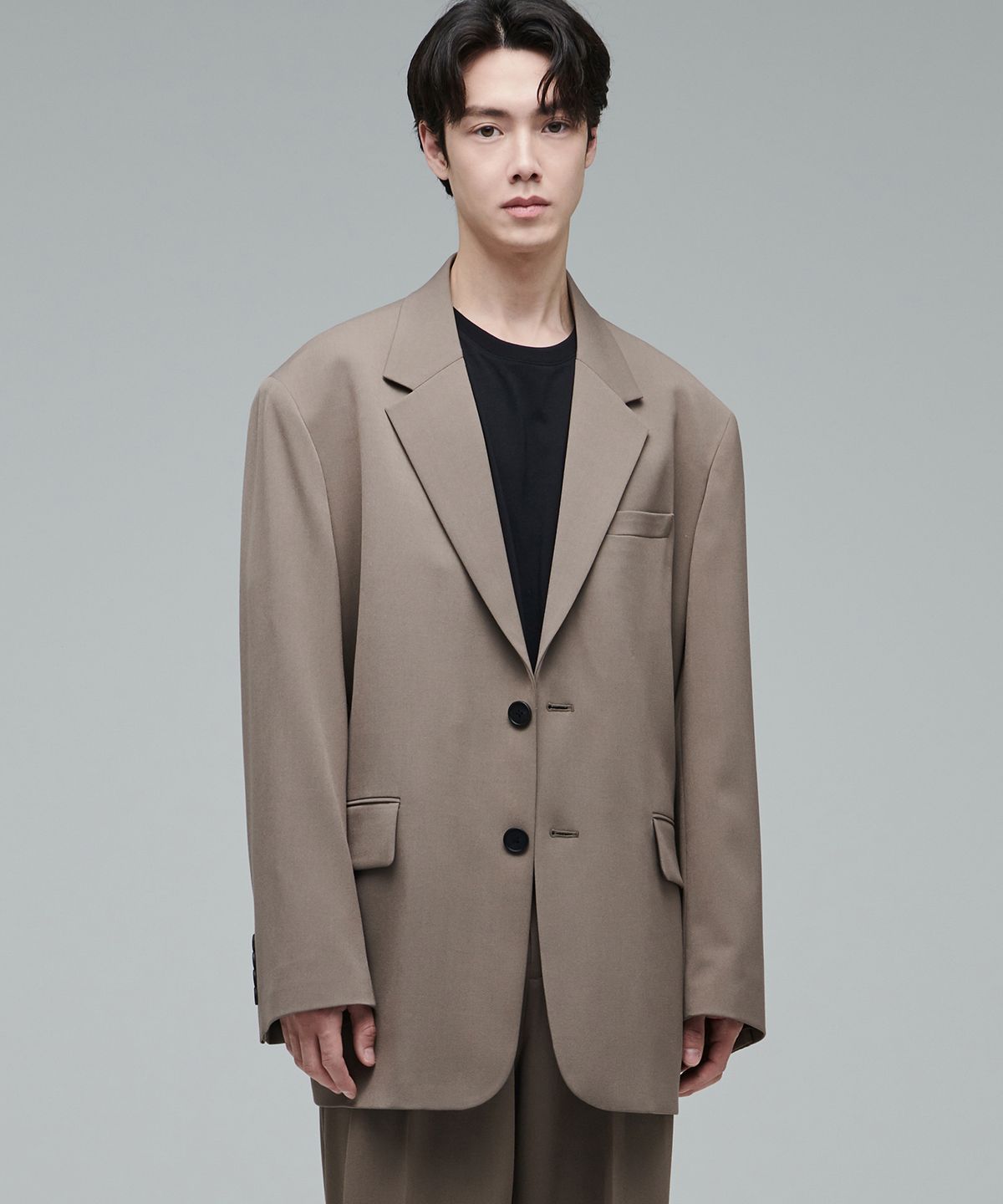 무신사 스탠다드(MUSINSA STANDARD) 빅 대디 오버사이즈 블레이저 [더스티 베이지]